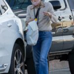 Selma Blair in a Grey Sneakers Does a Quick Pitstop at Her Local CVS Store in Studio City 12/21/2021