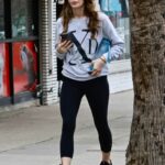 Ashley Greene in Black Sneakers Was Seen Out in Studio City 01/29/2022