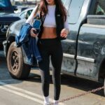 Bella Hadid in a White Top Was Seen Out in Los Angeles 01/08/2022