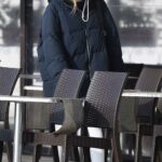 Dakota Fanning in a Black Puffer Jacket Was Seen Out in Venice 01/28/2022