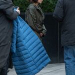 Emilia Clarke on the Set of Marvel’s Space Invasion in Leeds 01/22/2022