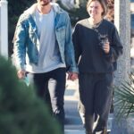 Hannah Brown in a Black Sweatshirt Was Seen Out with Her Boyfriend Adam Woolard in Los Angeles 01/02/2022