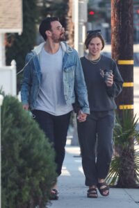 Hannah Brown in a Black Sweatshirt