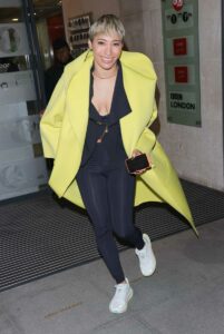 Karen Hauer in a Yellow Coat