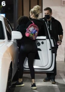 Khloe Kardashian in a Black Hoodie