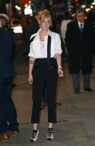 Kristen Stewart in a White Shirt