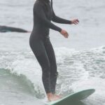 Leighton Meester Shreds Some Morning Waves Out in Santa Monica 01/06/2022