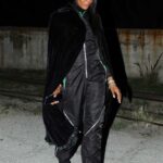 Naomi Campbell in a Black Fur Coat Was Seen Out in Los Angeles 01/16/2022