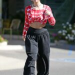 Addison Rae in a Black Sweatpants Leaves a Gym in West Hollywood 02/17/2022