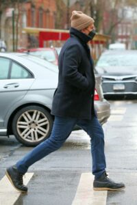 Bradley Cooper in a Black Protective Mask