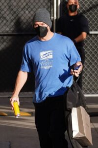 Channing Tatum in a Blue Tee