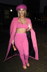 Chelsee Healey in a Pink Outfit