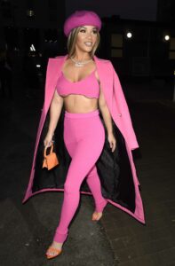 Chelsee Healey in a Pink Outfit