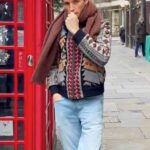 Eddie Redmayne in a Blue Jeans Leaves a Restaurant in Chelsea 02/18/2022