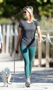 Ivanka Trump in a Green Leggings