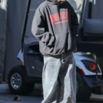 Justin Bieber in a Black Hoodie Was Seen Out in Los Angeles 01/30/2022