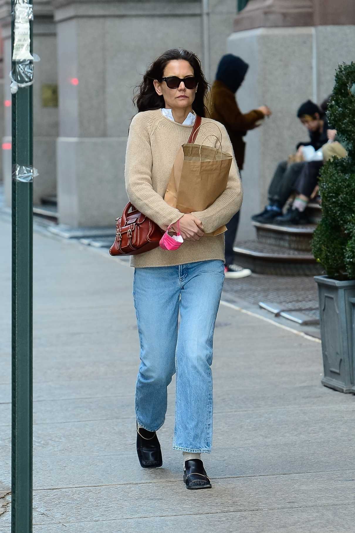 Katie Holmes in a Blue Jeans