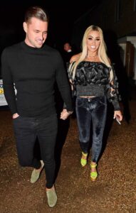 Katie Price in a Black Blouse