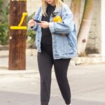 Mia Goth in a Blue Denim Jacket Pays a Visit to the Doctor’s in Los Angeles 02/03/2022