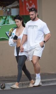 Rachel Dillon in White Trainer Top