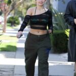 Addison Rae in a Black Top Steps Out with a Friend to Does Some Shopping in West Hollywood 02/27/2022