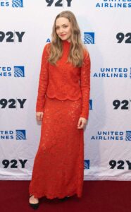 Amanda Seyfried in a Red Dress