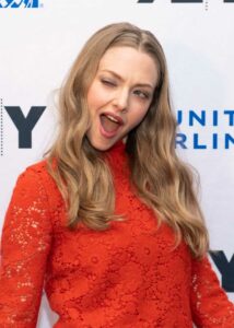 Amanda Seyfried in a Red Dress