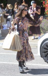 Camila Cabello in a Floral Dress