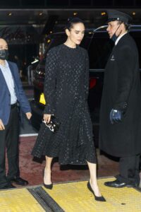 Jennifer Connelly in a Black Dress