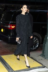 Jennifer Connelly in a Black Dress