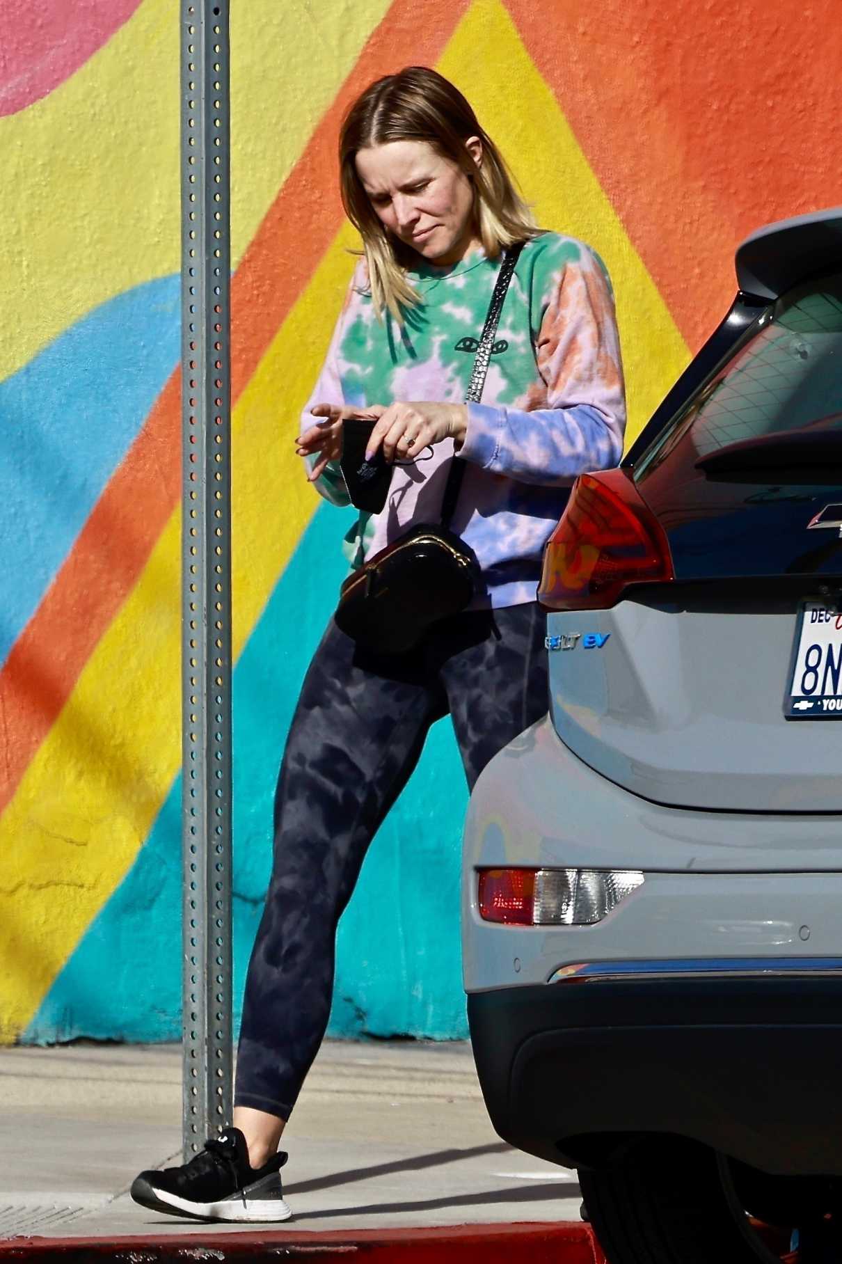 Kristen Bell in a Colorful Sweatshirt