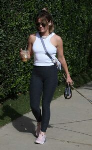 Lucy Hale in a White Top