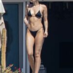 Miley Cyrus in a Black Bikini in Cabo San Lucas 02/25/2022
