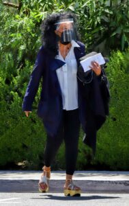 Diana Ross in a Blue Blazer