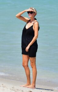 Ivanka Trump in a Black Mini Dress