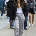 Jenna Dewan in a Grey Sweatpants Was Seen Out in Vancouver 03/30/2022
