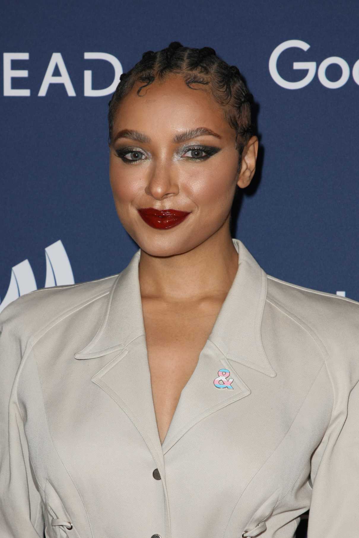 Kat Graham Attends the 33rd Annual GLAAD Media Awards in Beverly Hills