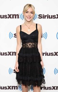 Kiernan Shipka in a Black Dress