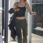 Lily-Rose Depp in a Black Top Goes Shopping in West Hollywood 04/12/2022