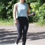 Lucy Hale in a Baby Blue Top Was Seen Out for a Hike in Los Angeles 04/24/2022