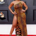 Megan Thee Stallion Attends the 64th Annual Grammy Awards at the MGM Grand Garden Arena in Las Vegas 04/03/2022