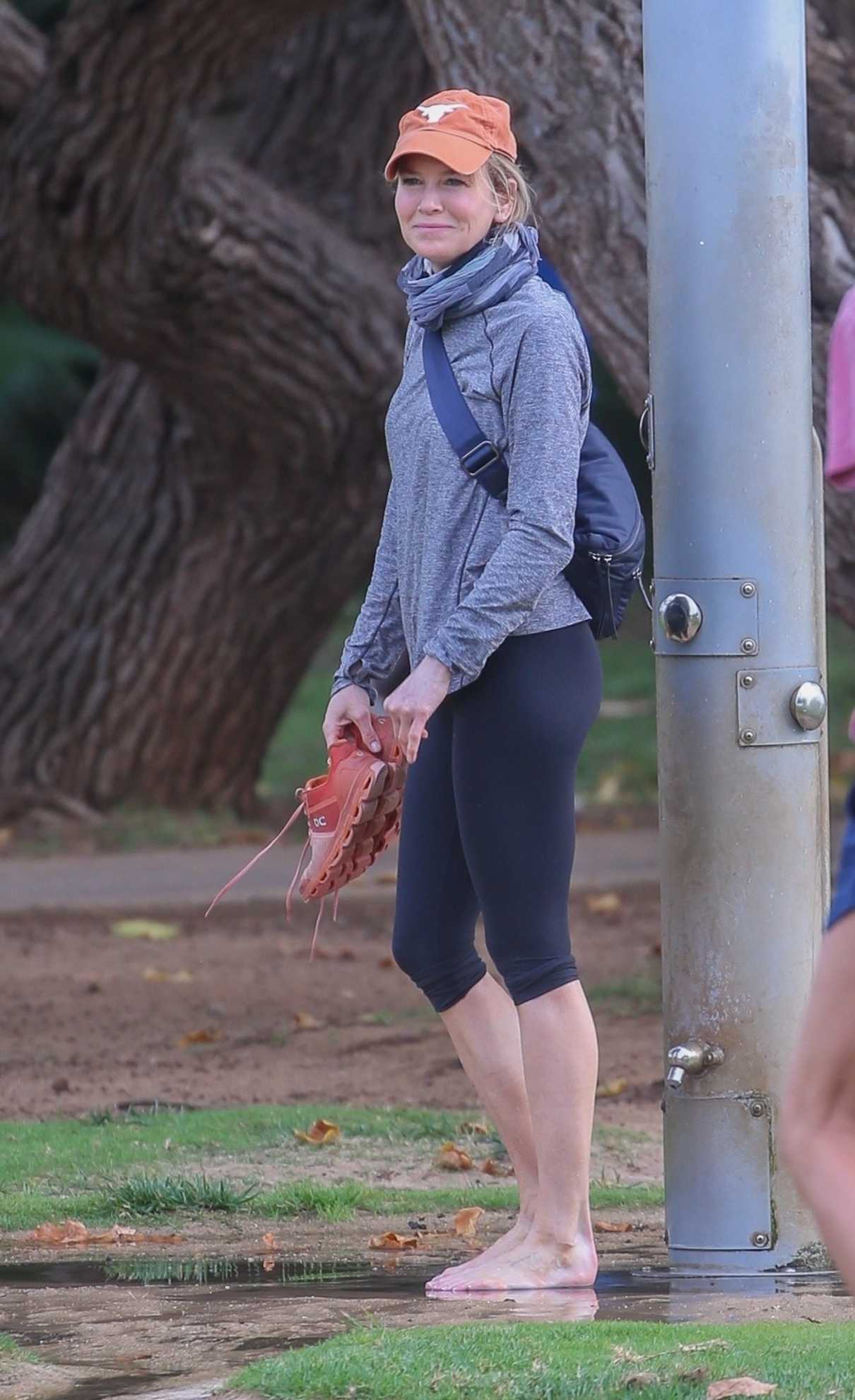 Renee Zellweger in an Orange Cap