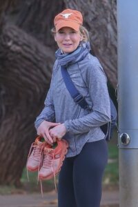 Renee Zellweger in an Orange Cap