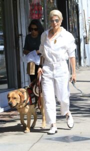 Selma Blair in a White Outfit