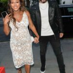 Alexandra Burke in a White Floral Dress Was Seen Out with Darren Randolph in London 05/12/2022