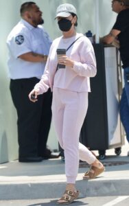 Katy Perry in a Pink Sweatsuit