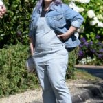 Kelly Osbourne in a Blue Denim Jacket Was Seen Out in Los Angeles 05/26/2022
