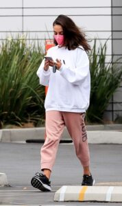 Mila Kunis in a White Sweatshirt