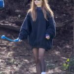 Olivia Jade in an Oversized Black Sweatshirt Was Seen Out with Her Boyfriend at the Dog Park in Los Angeles 05/10/2022