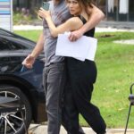 Jennifer Lopez in a Black Outfit Was Seen Out with Ben Affleck in Santa Monica 06/22/2022